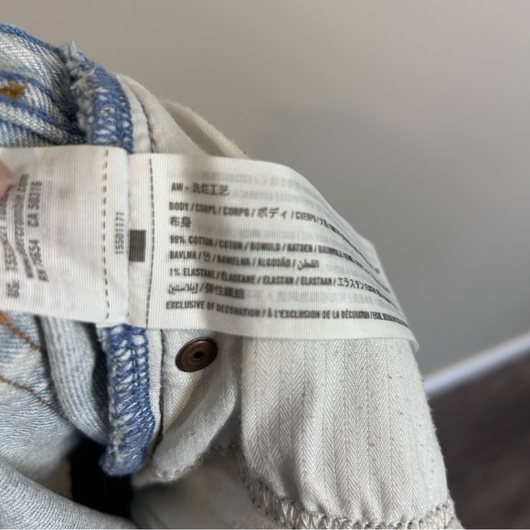 Abercrombie & Fitch jeans 90s Relaxed high‎ rise Curve Love 30 Light Wash Denim - Picture 8 of 8